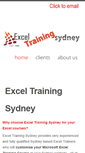 Mobile Screenshot of exceltrainingsydney.com